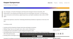 Desktop Screenshot of kasperkamperman.com