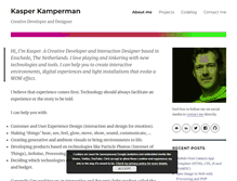 Tablet Screenshot of kasperkamperman.com
